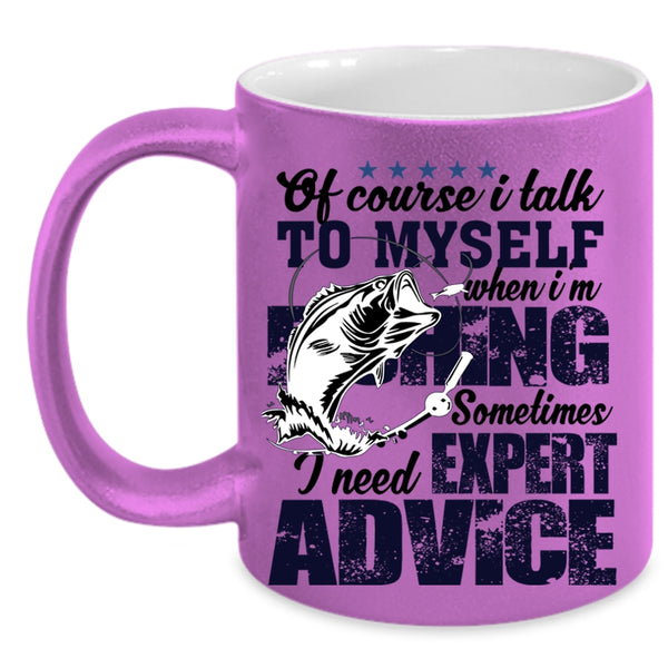 Cool Gift For Fisher Coffee Mug, I'm Fishing Accent Mug