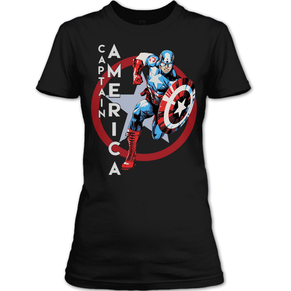 A black t-shirt with the shopify logo