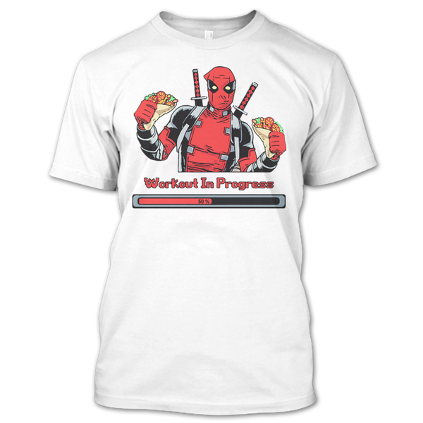 A black t-shirt with the shopify logo