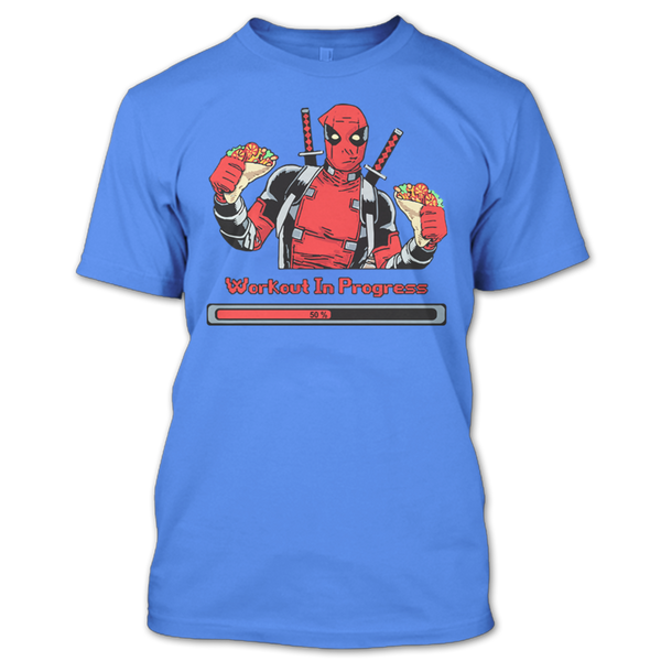 A black t-shirt with the shopify logo