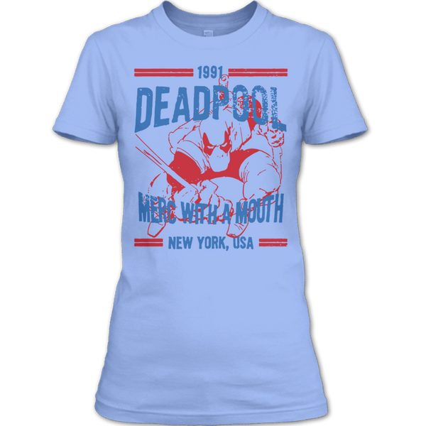 A black t-shirt with the shopify logo