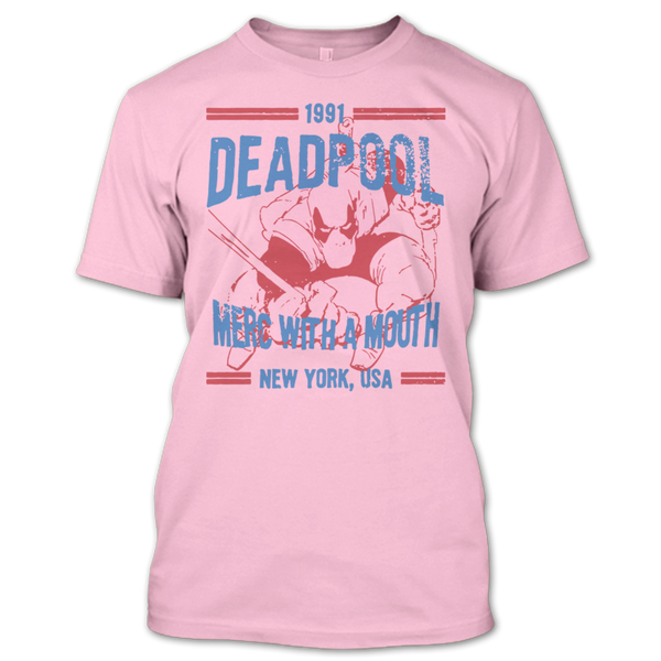 A black t-shirt with the shopify logo