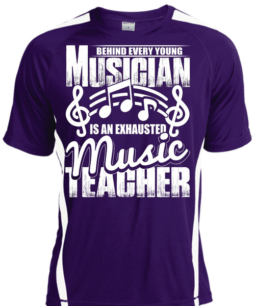 Behind Every Young Musician T Shirt, Music Teacher T Shirt, Cool Shirt