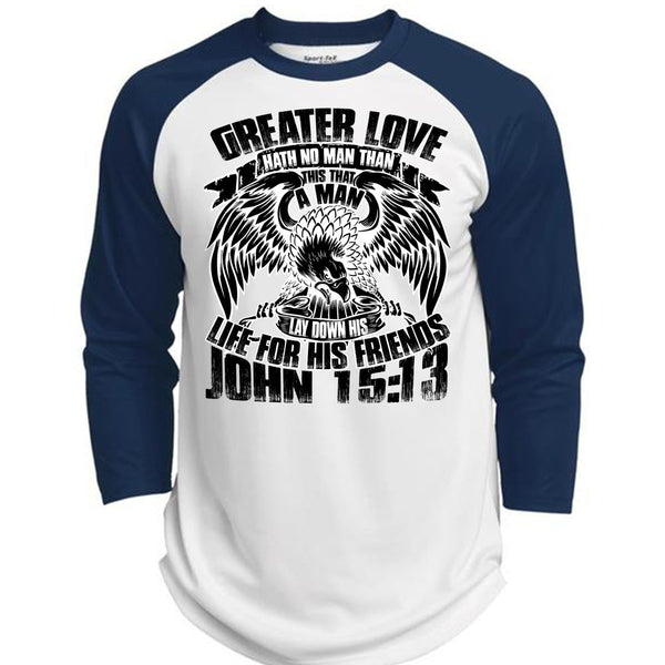Greater Love Hath No Man T Shirt, I Love Police T Shirt, Awesome T-Shirts  (Polyester Game Baseball Jersey)