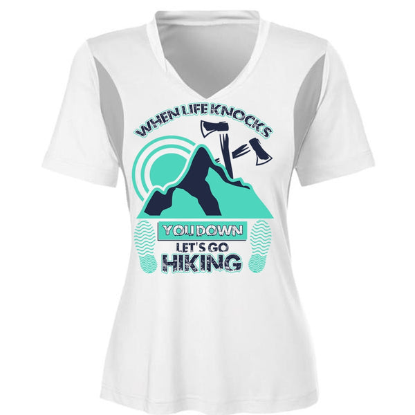 Let's Go Hiking T Shirt, When Life Knocks T Shirt, Awesome T-Shirts