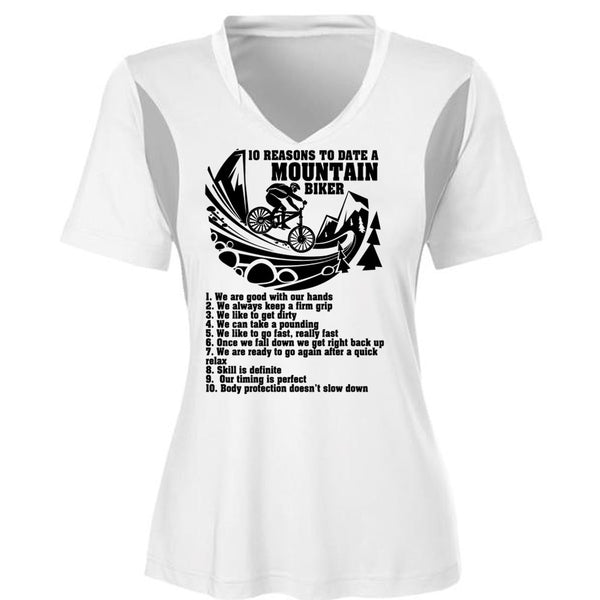 10 Reasons To Date A Mountain Biker T Shirt, I Love Biker T Shirt, Awesome T-Shirts