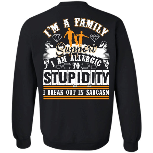 A black t-shirt with the shopify logo