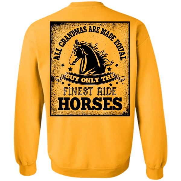 I Love Equestrian T Shirt, Finest Ride Horses Sweatshirt