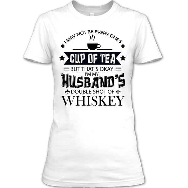 A black t-shirt with the shopify logo