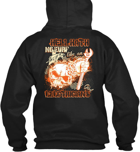 Like An Electrician's Girl T Shirt, Being An Electrician T Shirt