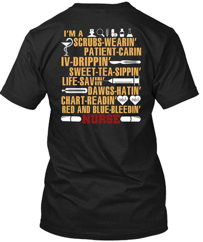 A black t-shirt with the shopify logo