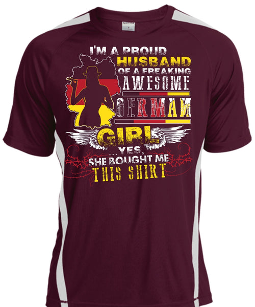 I'm A Proud Husband T Shirt, German Girl T Shirt, Cool Shirt