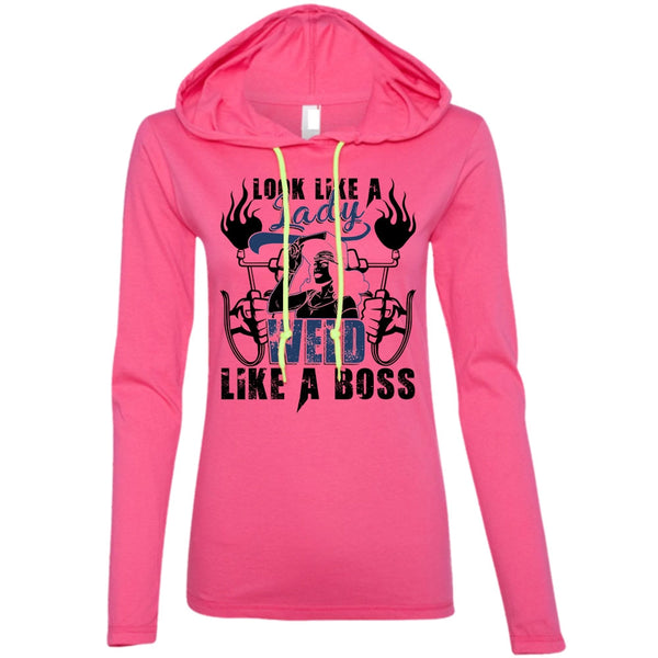 Look Like A Lady Weld Like A Boss T Shirt, I Love Welding T Shirt, Awesome T-Shirts