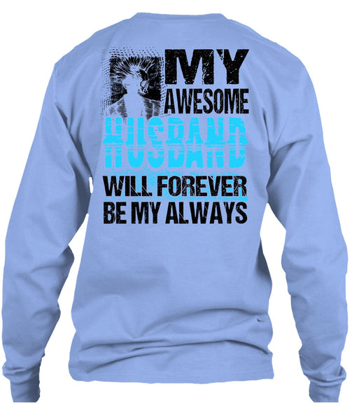 My Awesome Husband T Shirt, I Love Husband T Shirt