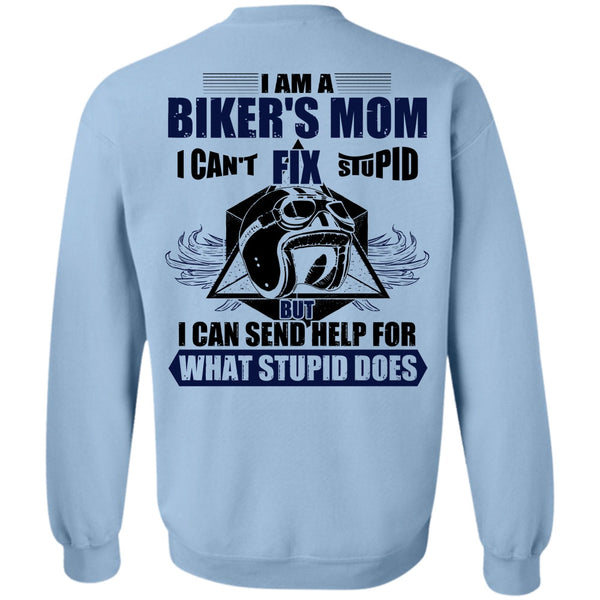 I Love Biking T Shirt, I Am A Biker's Mom Sweatshirt
