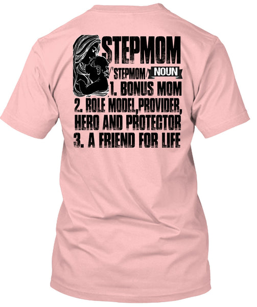 Step Mom T Shirt, I Love Mom T Shirt