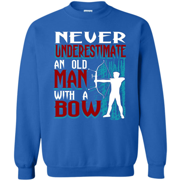 An Old Man With A Bow T Shirt, Coolest Bow Sweatshirt