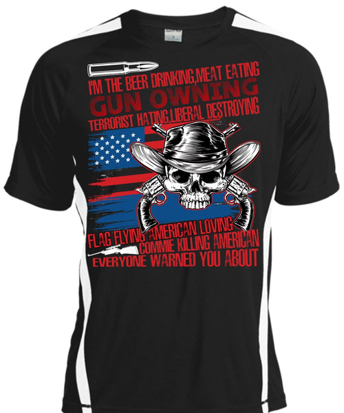 A black t-shirt with the shopify logo