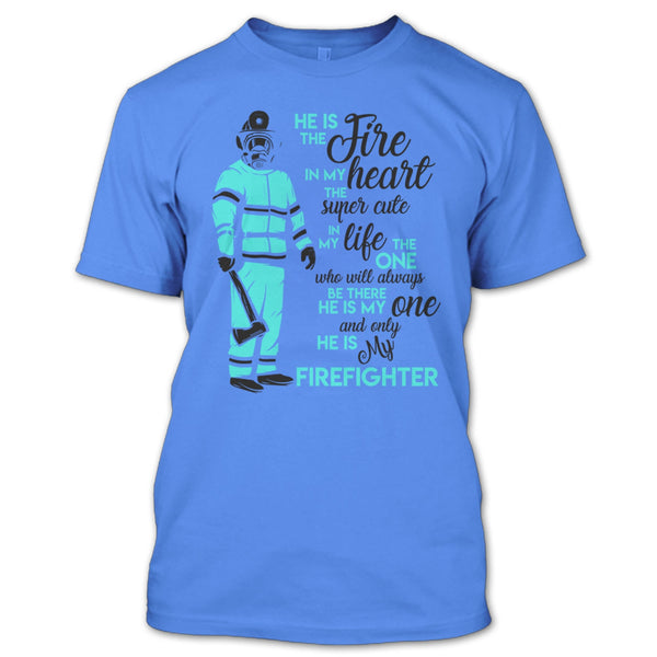 My Man Risk His Life To Save Strangers T Shirt, Gift For Firefighter T Shirt