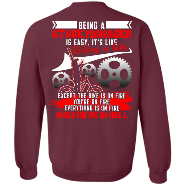 You're In Hell T Shirt, Being A Manager Sweatshirt