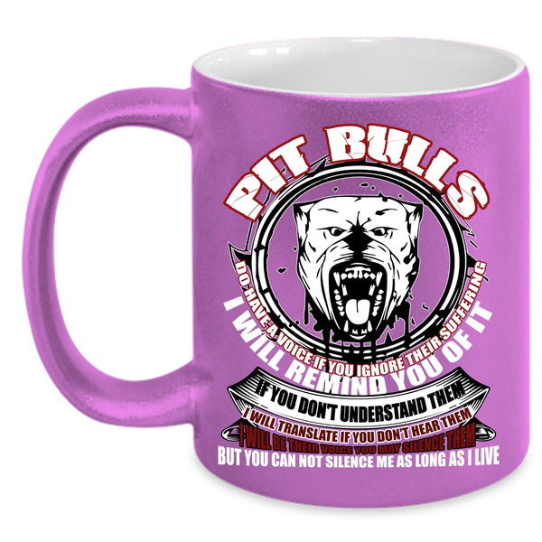 Pit Bulls Coffee Mug, Cool Gift For Pitbull Owner Coffee Cup