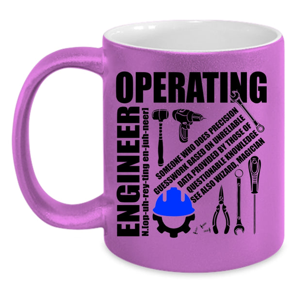 Cool Operating Engineer Coffee Mug, Operating Engineer Accent Mug