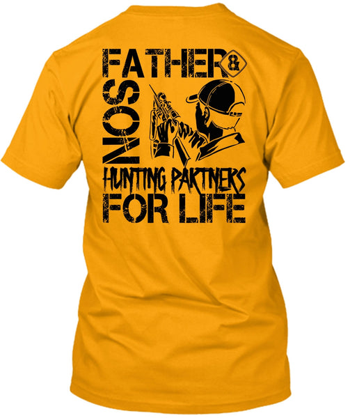 Father And Son Hunting Partners T Shirt, I Love Papa T Shirt