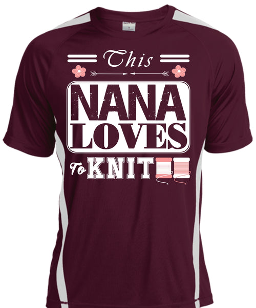 This Nana Loves To Knit T Shirt, Mother's Day T Shirt, Favorite T Shirt