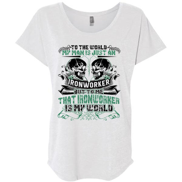 My Man Is Just An Ironworker T Shirt, I Love Ironworker T Shirt, Awesome T-Shirts