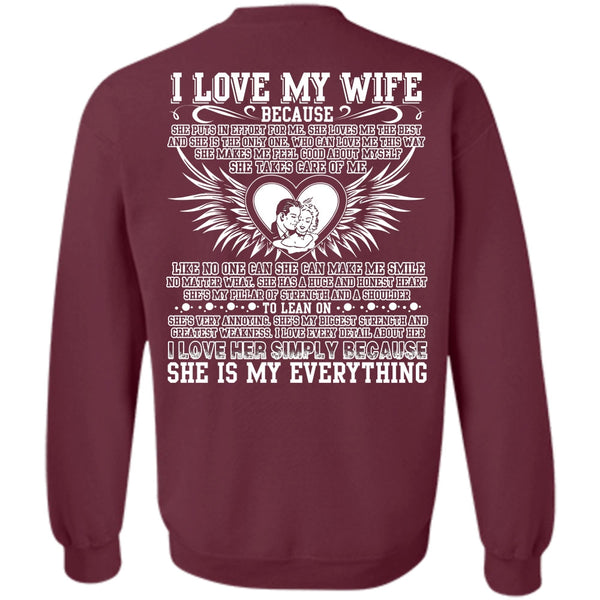 I Love her Simply T Shirt, I Love Husband Sweatshirt