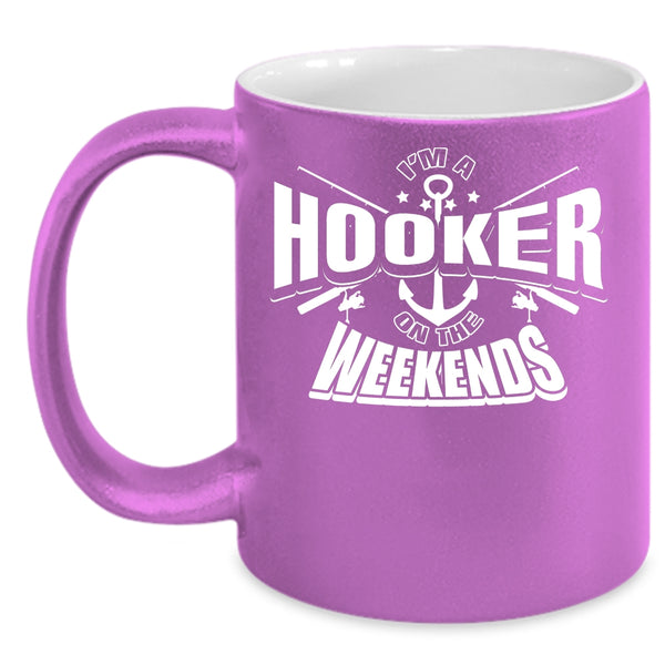 I'm Fishing On The Weekends Coffee Mug, Funny Fishing Coffee Cup