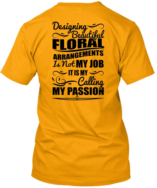 Designing Beautiful Floral T Shirt, I Love Designing T Shirt