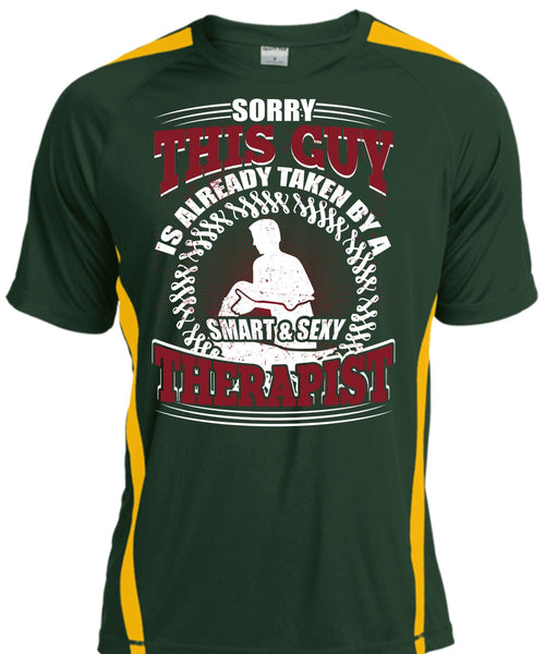 This Guy Is Already Taken By A Therapist T Shirt, Being A Therapist T Shirt, Cool Shirt