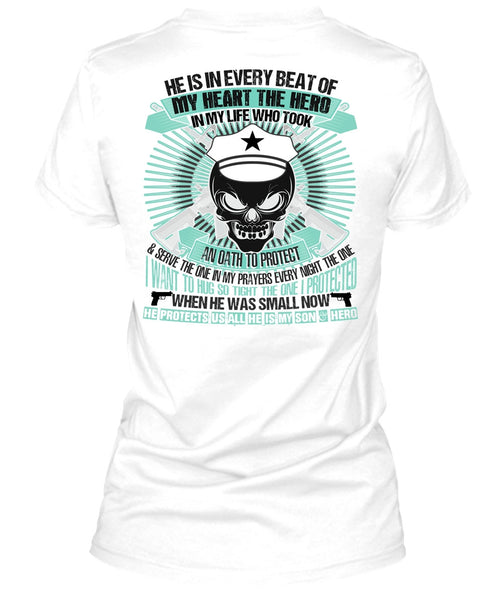 He Is My Son T Shirt, I Love Police T Shirt