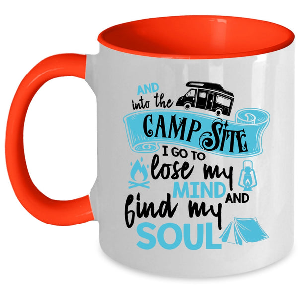Lose My Mind And Find My Soul Coffee Mug, Into The Campsite Accent Mug