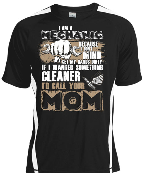 A black t-shirt with the shopify logo