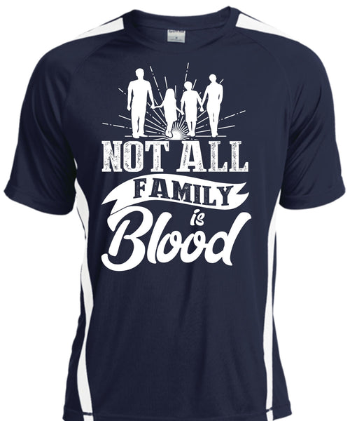Not All Family Is Blood T Shirt, Being A Papa T Shirt, Cool Shirt