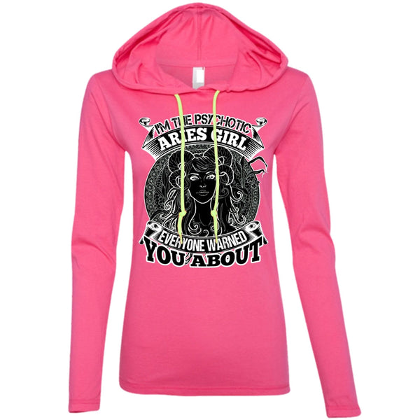 I'm The Psychotic Aries Girl T Shirt, I Love Aries T Shirt, Awesome T-Shirts