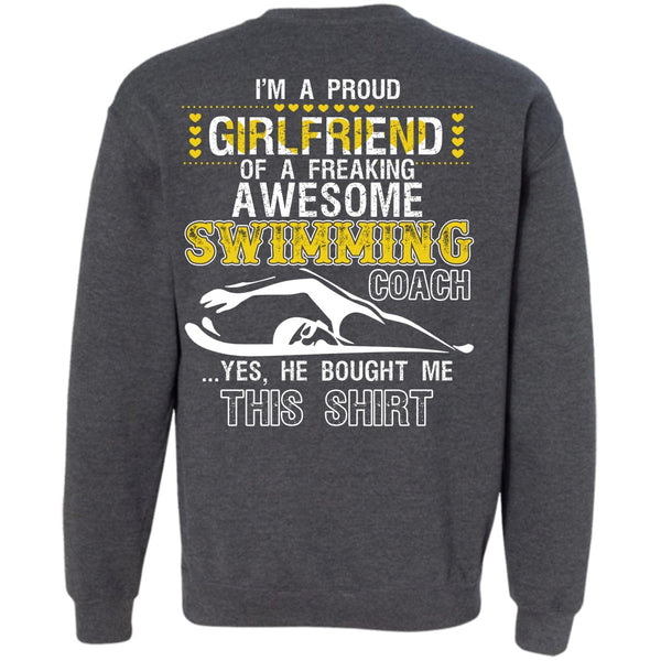 Awesome Swimming Coach T Shirt, I Love Swimming Sweatshirt