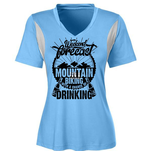 Weekend Forecast Mountain Biking T Shirt, I Love Hiking T Shirt, Awesome T-Shirts