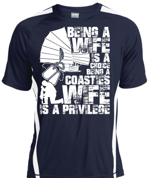 Being A Wife T Shirt, Coasties Wife T Shirt, Cool Shirt