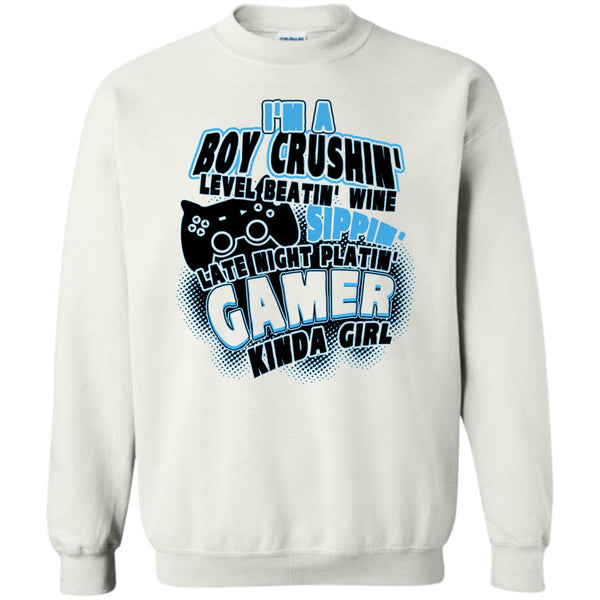 Coolest Gaming Girl T Shirt, I'm A Boy Crushin' Sweatshirt