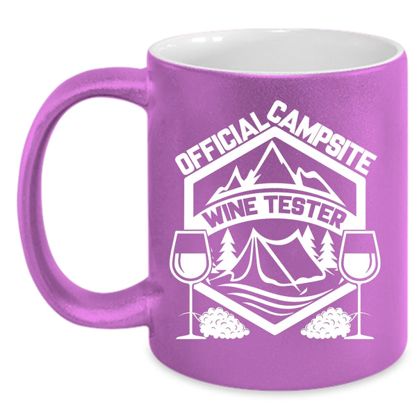 Official Campsite Coffee Mug, Wine Tester Coffee Cup
