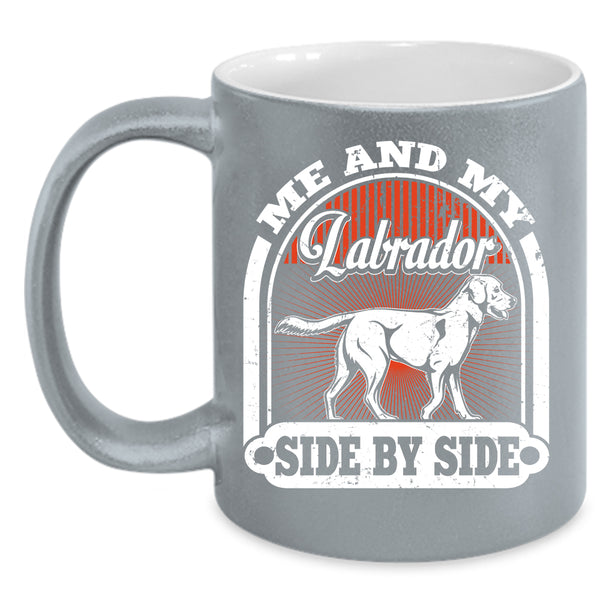 Me And My Labrador Side By Side Coffee Mug, I Love My Labrador Coffee Cup