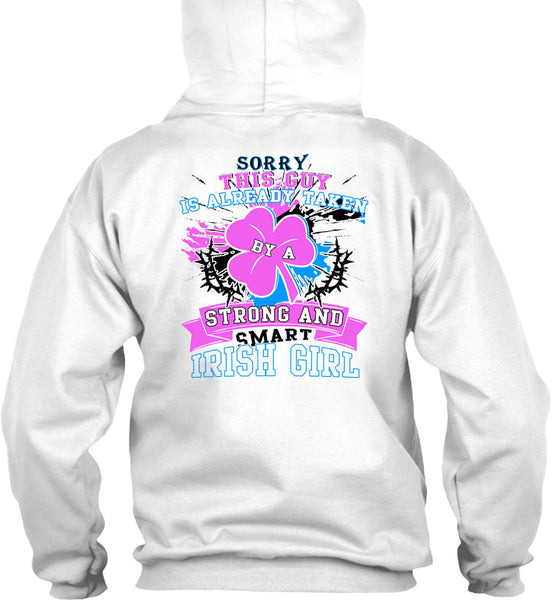 This Guy Is Already Taken By A Smart Irish Girl T Shirt, Being A Lady T Shirt