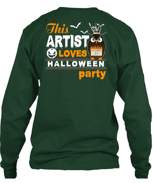 This Artist Loves Halloween Party T Shirt, I Love You Pumpkin T Shirt
