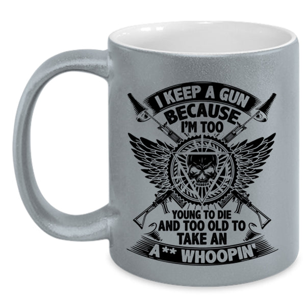 Cool Gift For Gunaholic Coffee Mug, Funny Gun Owner Accent Mug