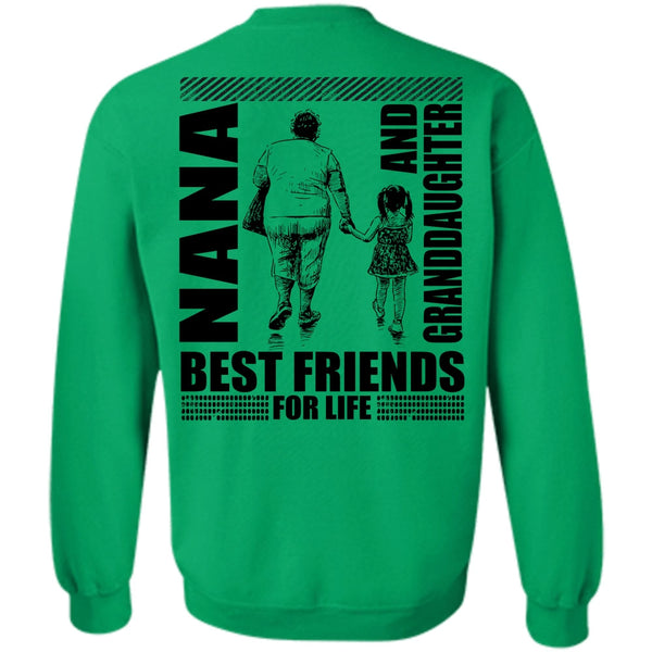 I Love Nana T Shirt, Nana And Granddaughter Best Friend Sweatshirt