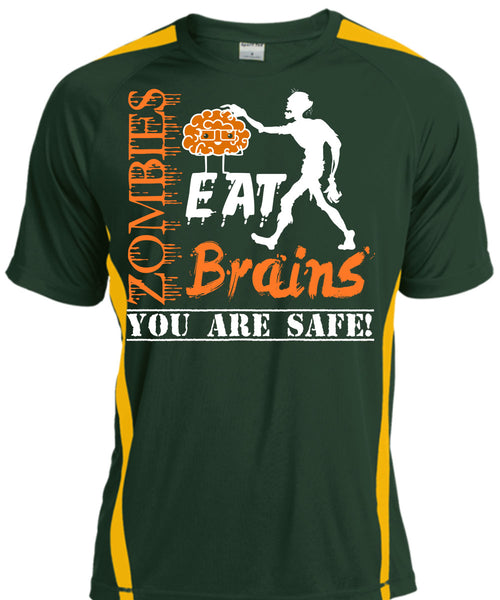 Zombies Eat Brains You Are Safe T Shirt, Wait For Halloween T Shirt, Cool Shirt