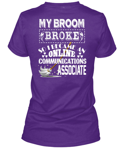 I Become An Online Communications Associate T Shirt, I Love My Life T Shirt